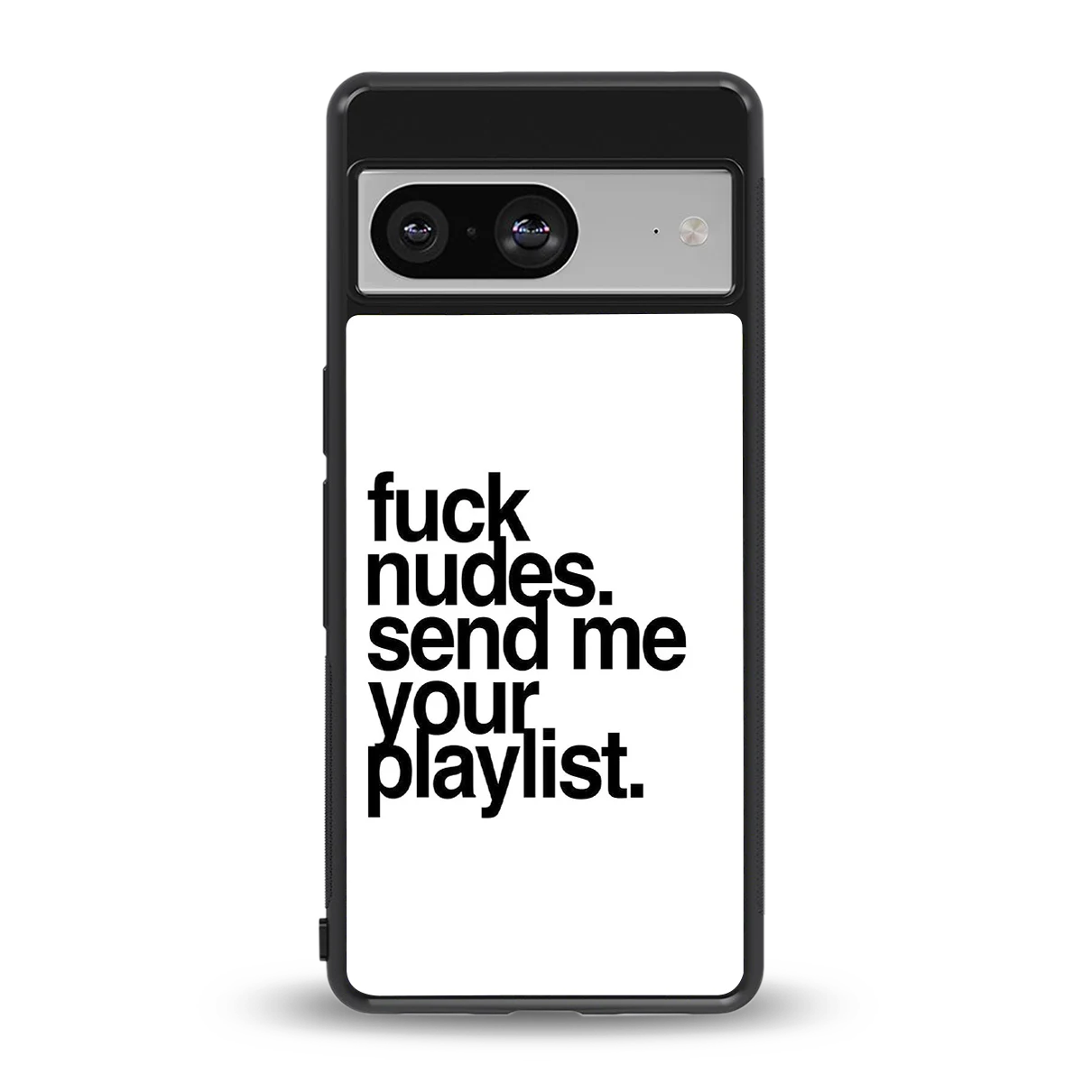 Playlist back phone cover | glass case for google pixel 8