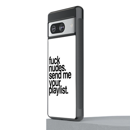 Playlist stylish phone case for google pixel 8 | glossy glass and slim fit