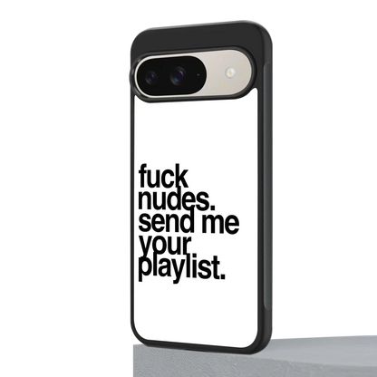 Playlist google pixel 9 mobile cover | shockproof glass phone case