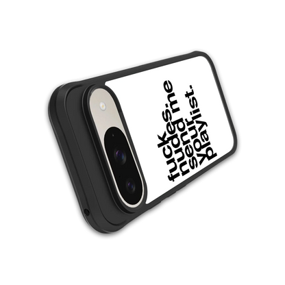 Playlist stylish phone case for google pixel 9 | glossy glass and slim fit