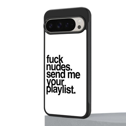 Playlist google pixel 9 pro mobile cover | shockproof glass phone case