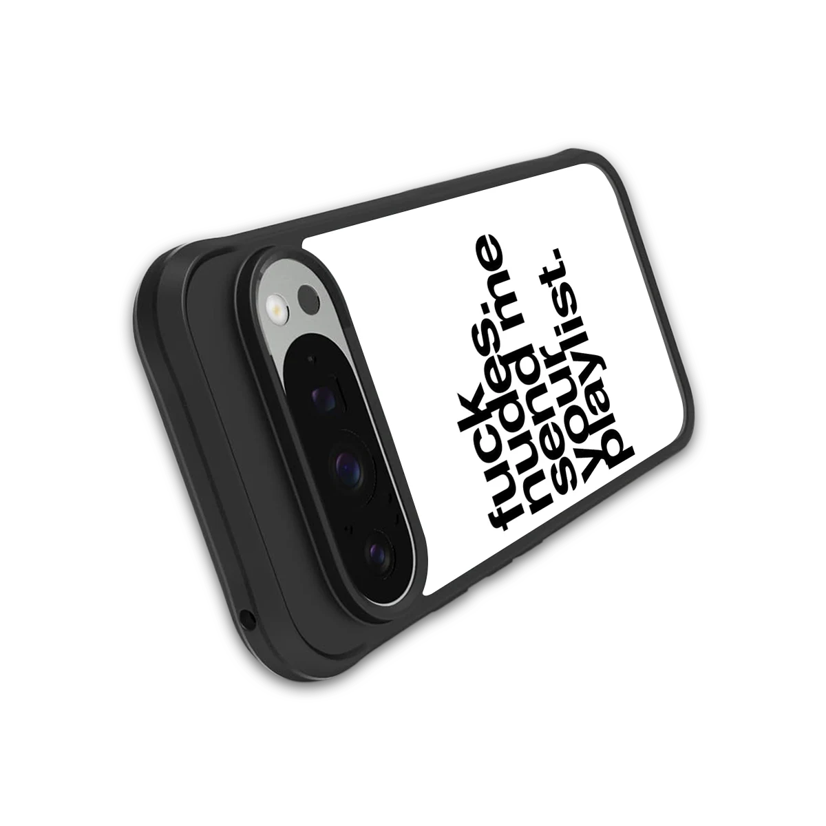 Playlist stylish phone case for google pixel 9 pro xl | glossy glass and slim fit