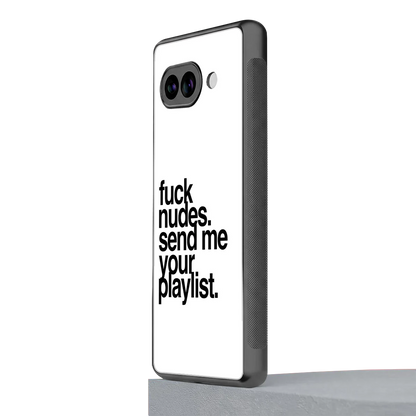 Playlist google pixel 10a mobile cover | shockproof glass phone case
