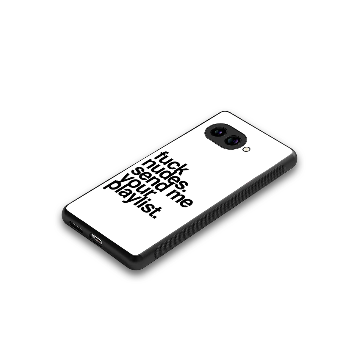 Playlist stylish phone case for google pixel 10a | glossy glass and slim fit