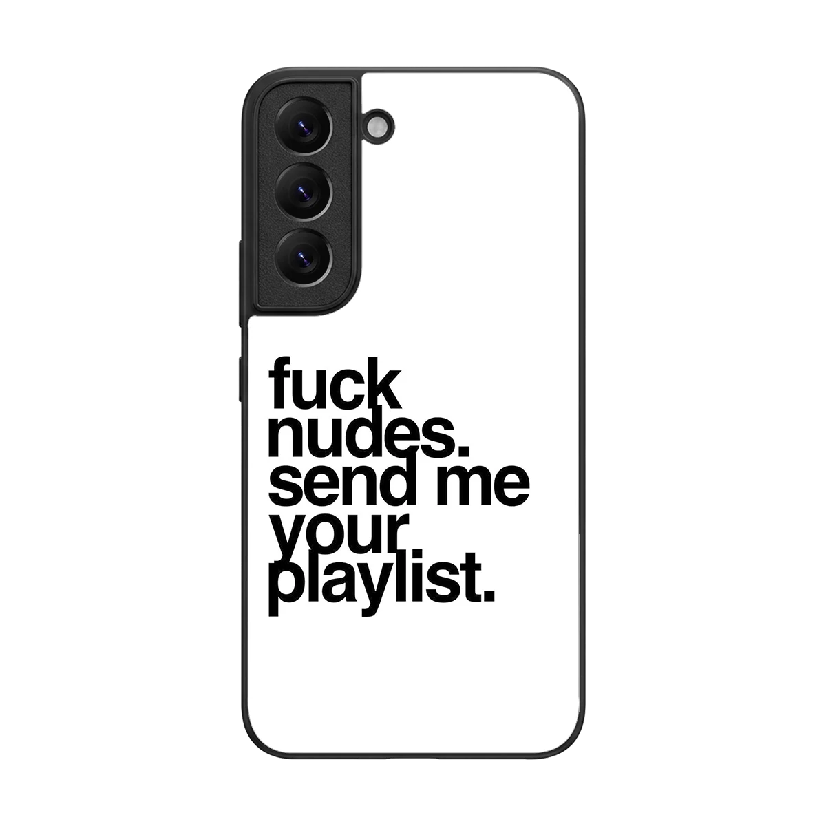 Playlist back phone cover | glass case for samsung galaxy s22