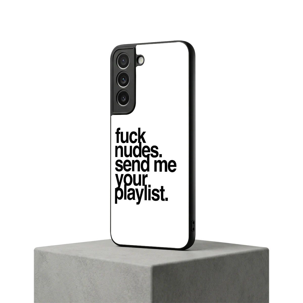 Playlist samsung galaxy s22 mobile cover | shockproof glass phone case