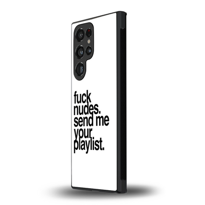 Playlist samsung galaxy s23 ultra mobile cover | shockproof glass phone case