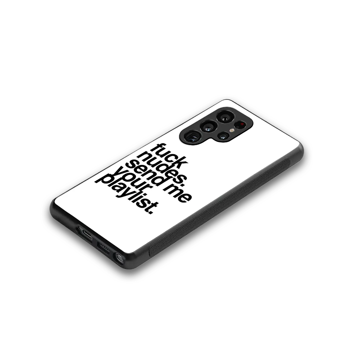 Playlist stylish phone case for samsung galaxy s25 ultra | glossy glass and slim fit