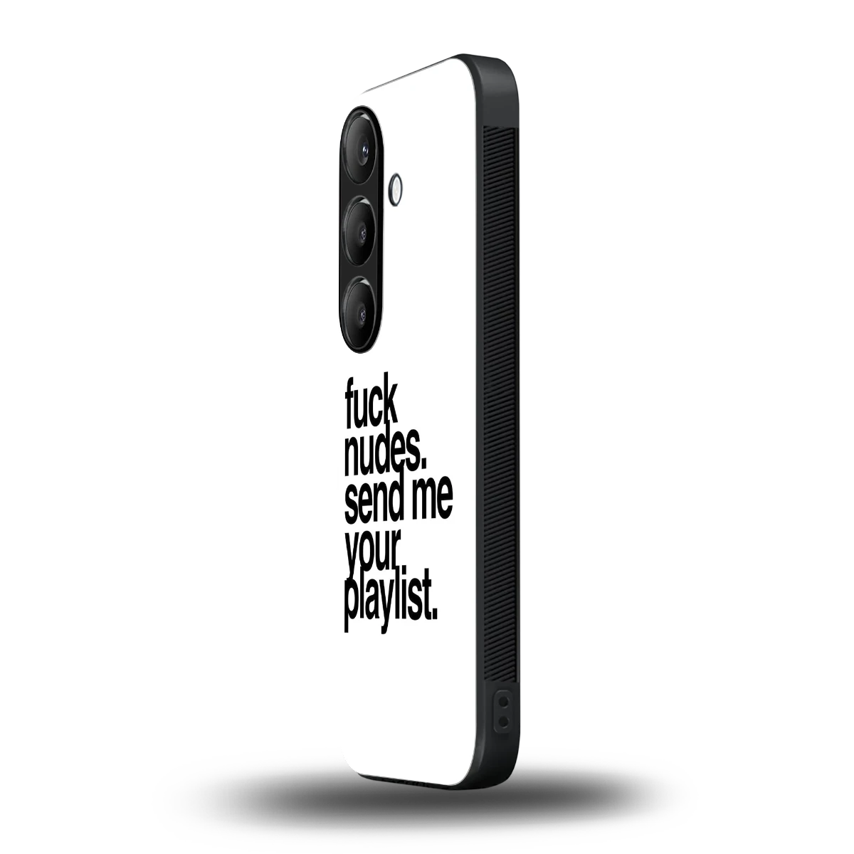 Playlist samsung galaxy s24 fe mobile cover | shockproof glass phone case