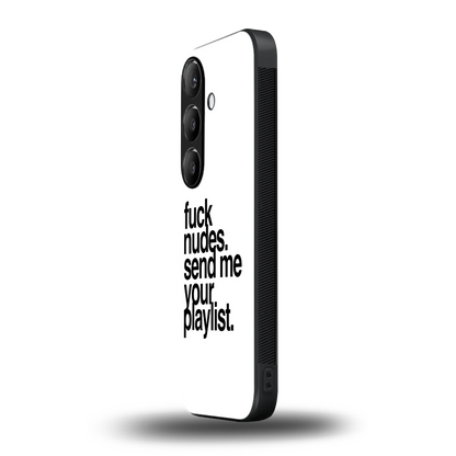 Playlist samsung galaxy s24 mobile cover | shockproof glass phone case