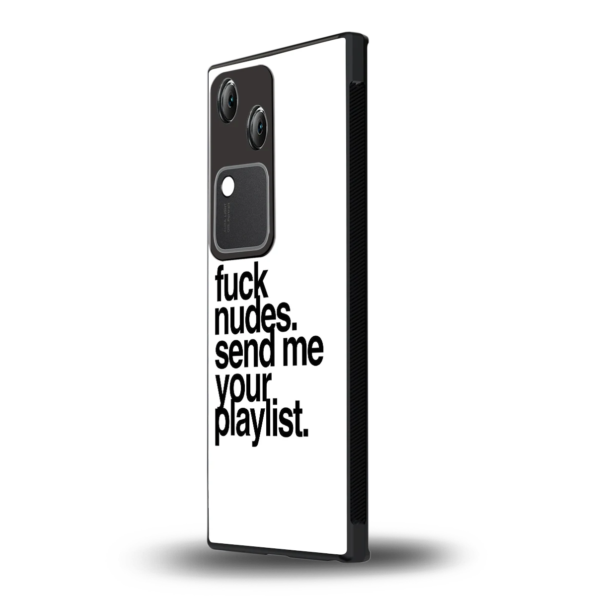 Playlist vivo v30 mobile cover | shockproof glass phone case