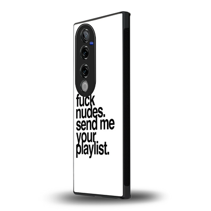 Playlist vivo v40 pro mobile cover | shockproof glass phone case