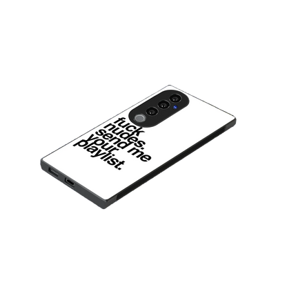 Playlist stylish phone case for vivo v40 pro | glossy glass and slim fit