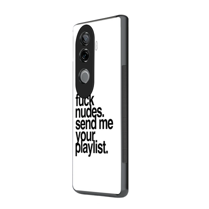 Playlist vivo v40e mobile cover | shockproof glass phone case