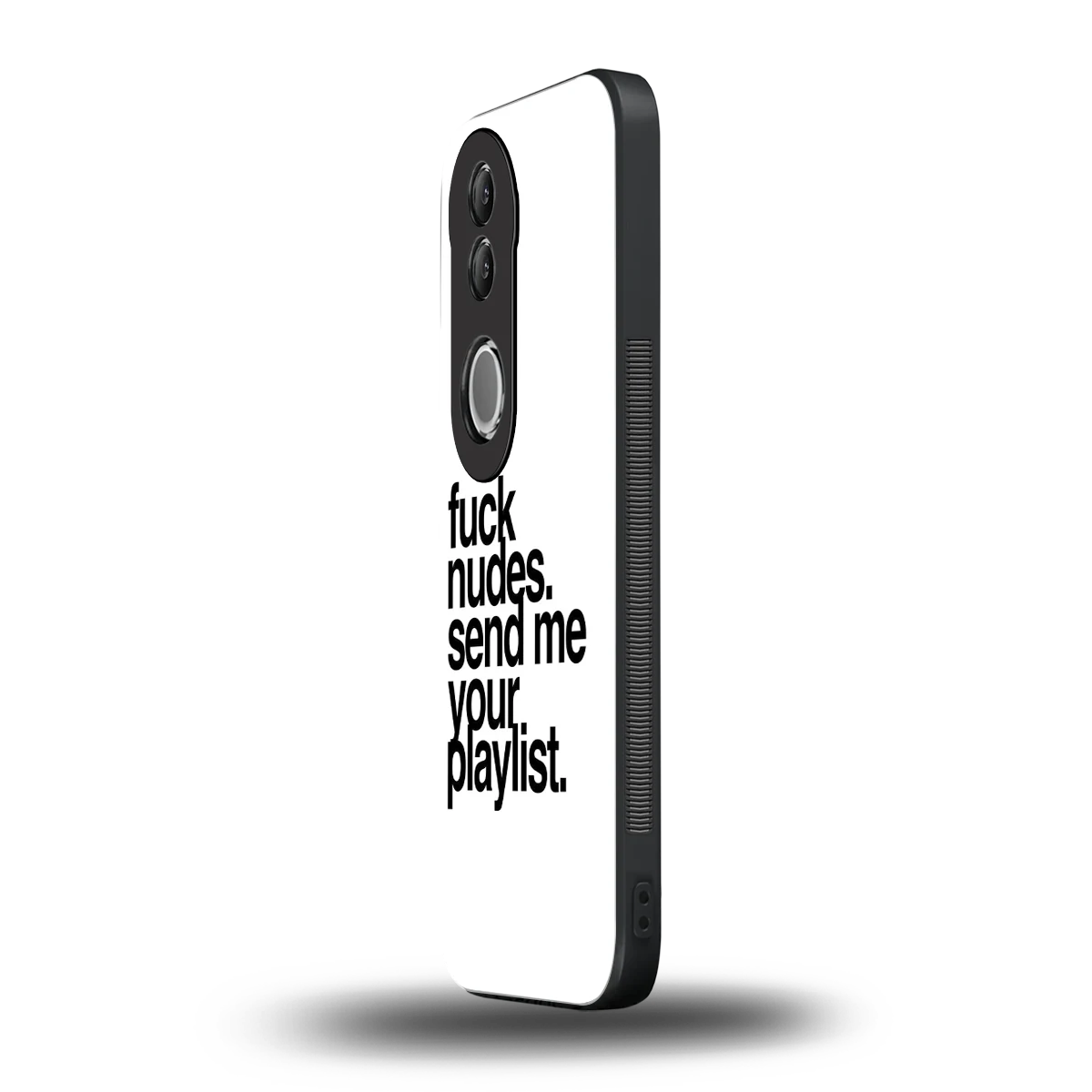 Playlist vivo v50 mobile cover | shockproof glass phone case