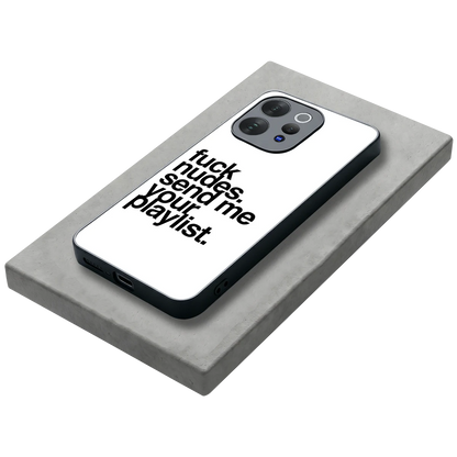 Playlist stylish phone case for vivo v70 elite | glossy glass and slim fit