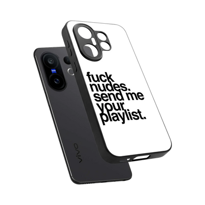 Playlist sleek vivo x200 fe cover with tempered glass back and TPU edges
