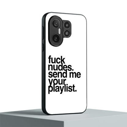 Playlist vivo x200 fe mobile cover | shockproof glass phone case