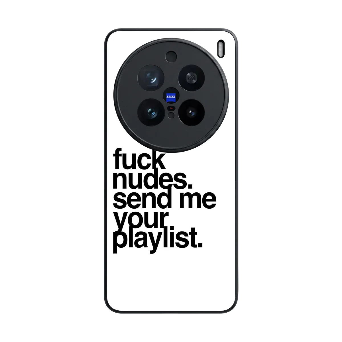 Playlist back phone cover | glass case for vivo x200 pro