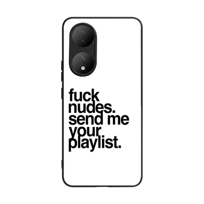 Playlist back phone cover | glass case for Vivo-y100