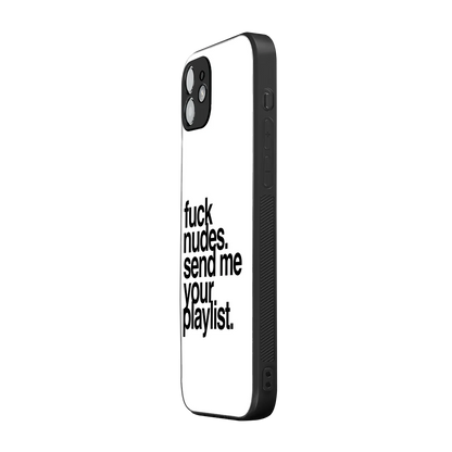 Playlist iphone 11 mobile cover | shockproof glass phone case