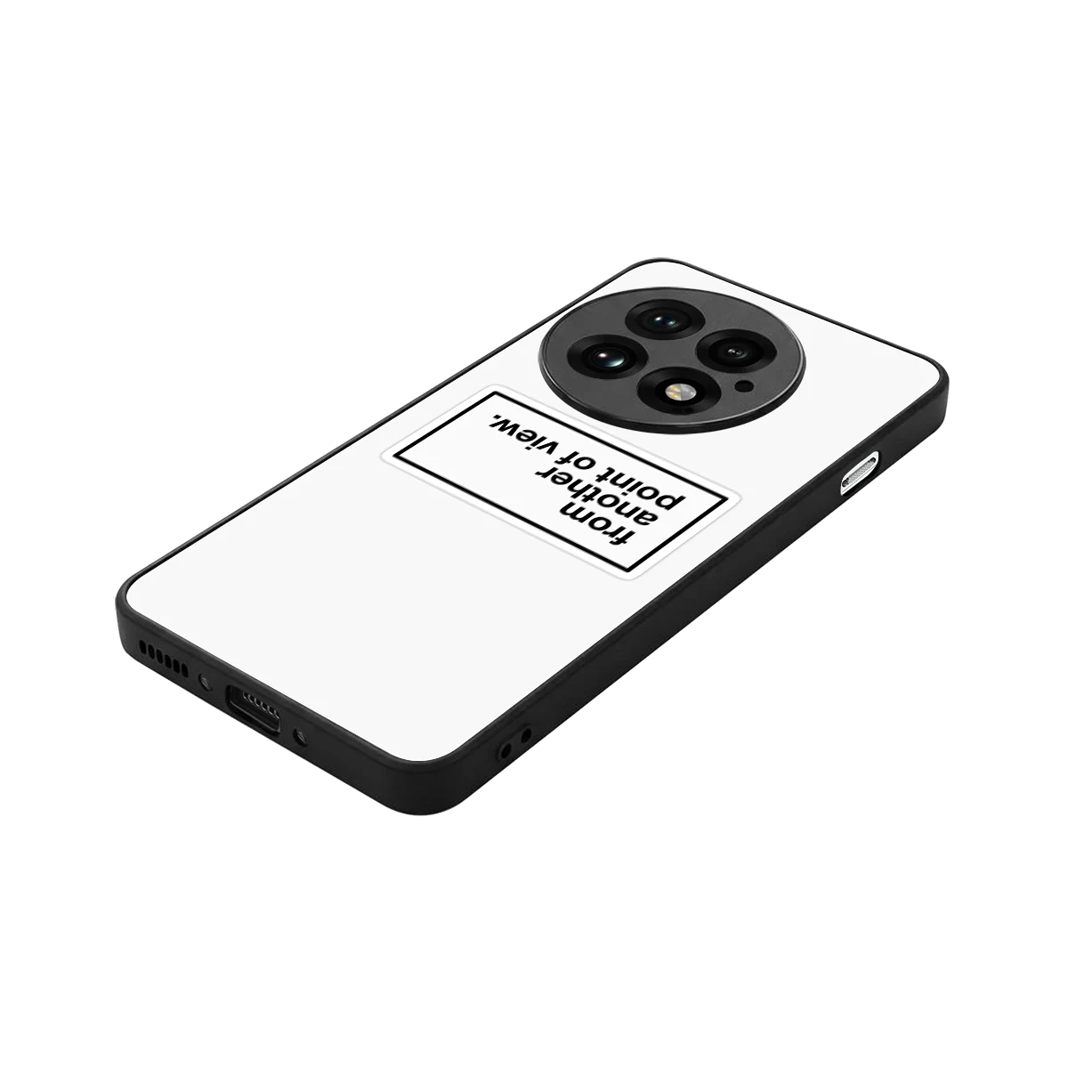 Point Of View White Edition stylish phone case for oneplus 13 | glossy glass and slim fit