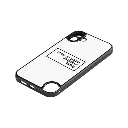 Point Of View White Edition stylish phone case for cmf nothing phone 1 | glossy glass and slim fit