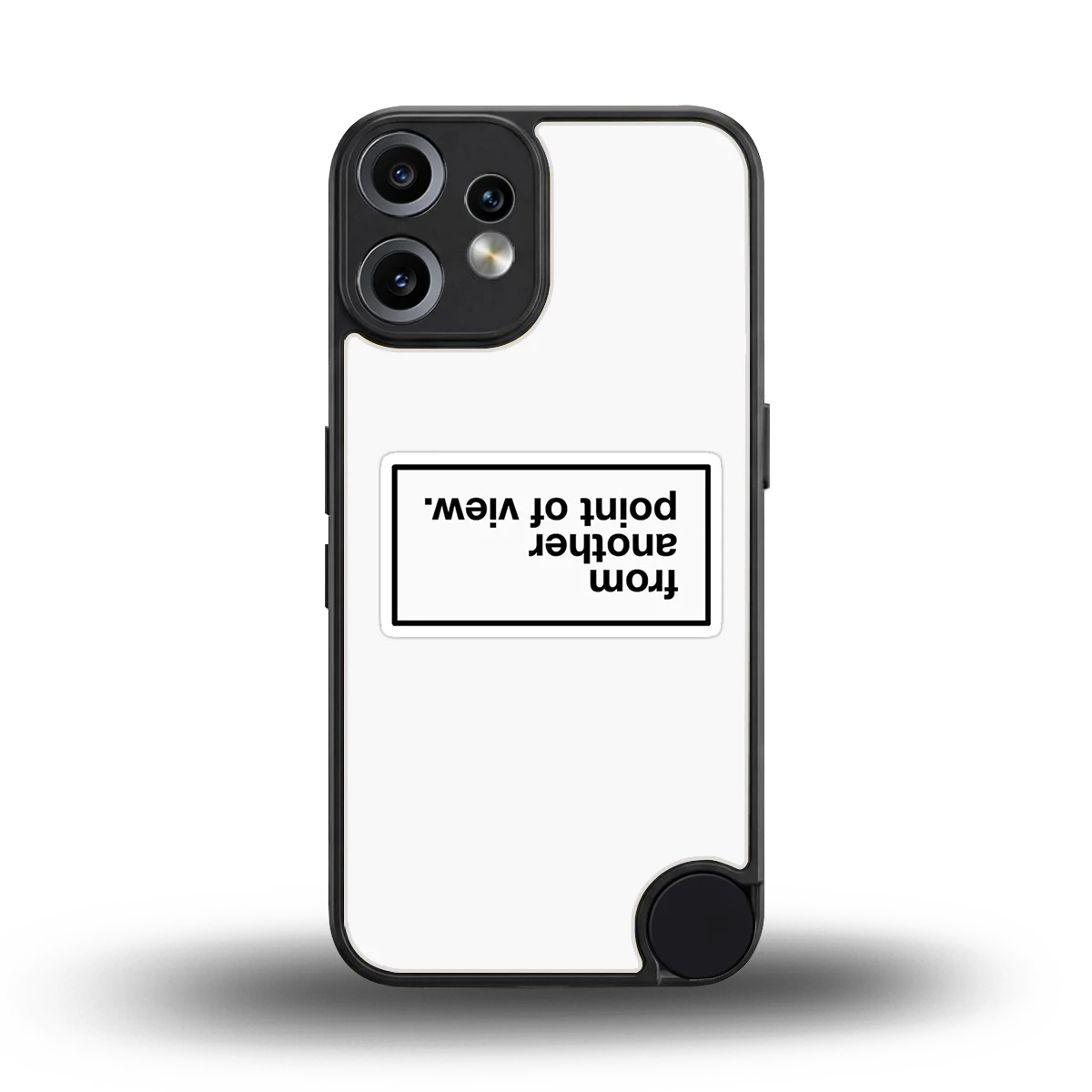 Point Of View White Edition back phone cover | glass case for cmf nothing phone 2 pro