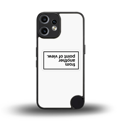 Point Of View White Edition back phone cover | glass case for cmf nothing phone 2 pro