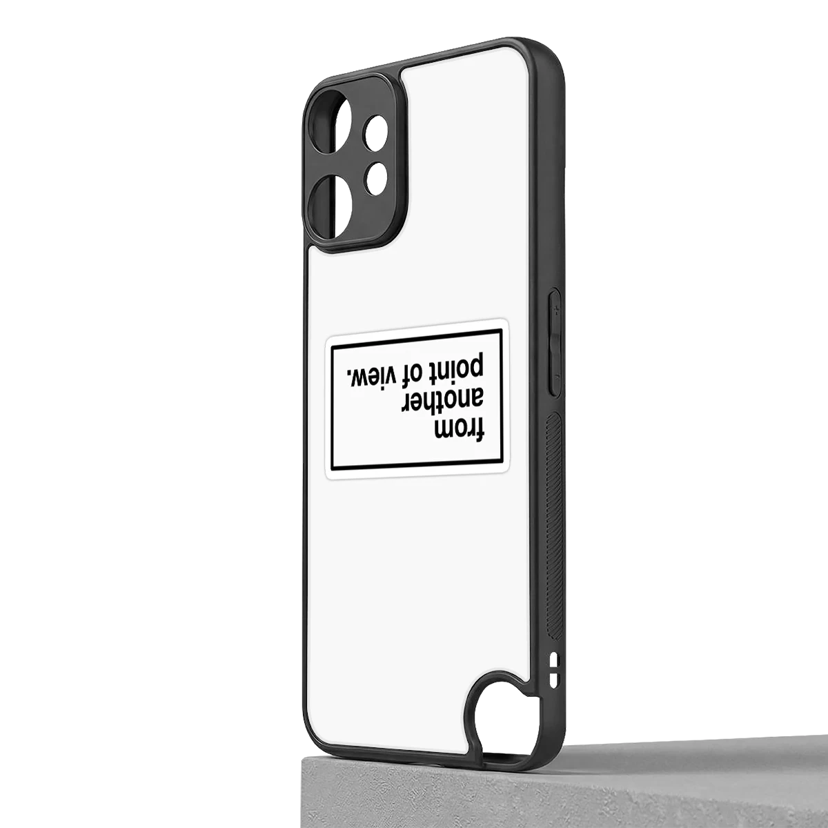 Point Of View White Edition cmf nothing phone 2 pro mobile cover | shockproof glass phone case