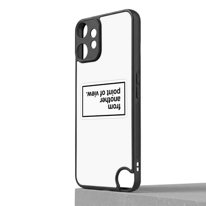 Point Of View White Edition cmf nothing phone 2 pro mobile cover | shockproof glass phone case