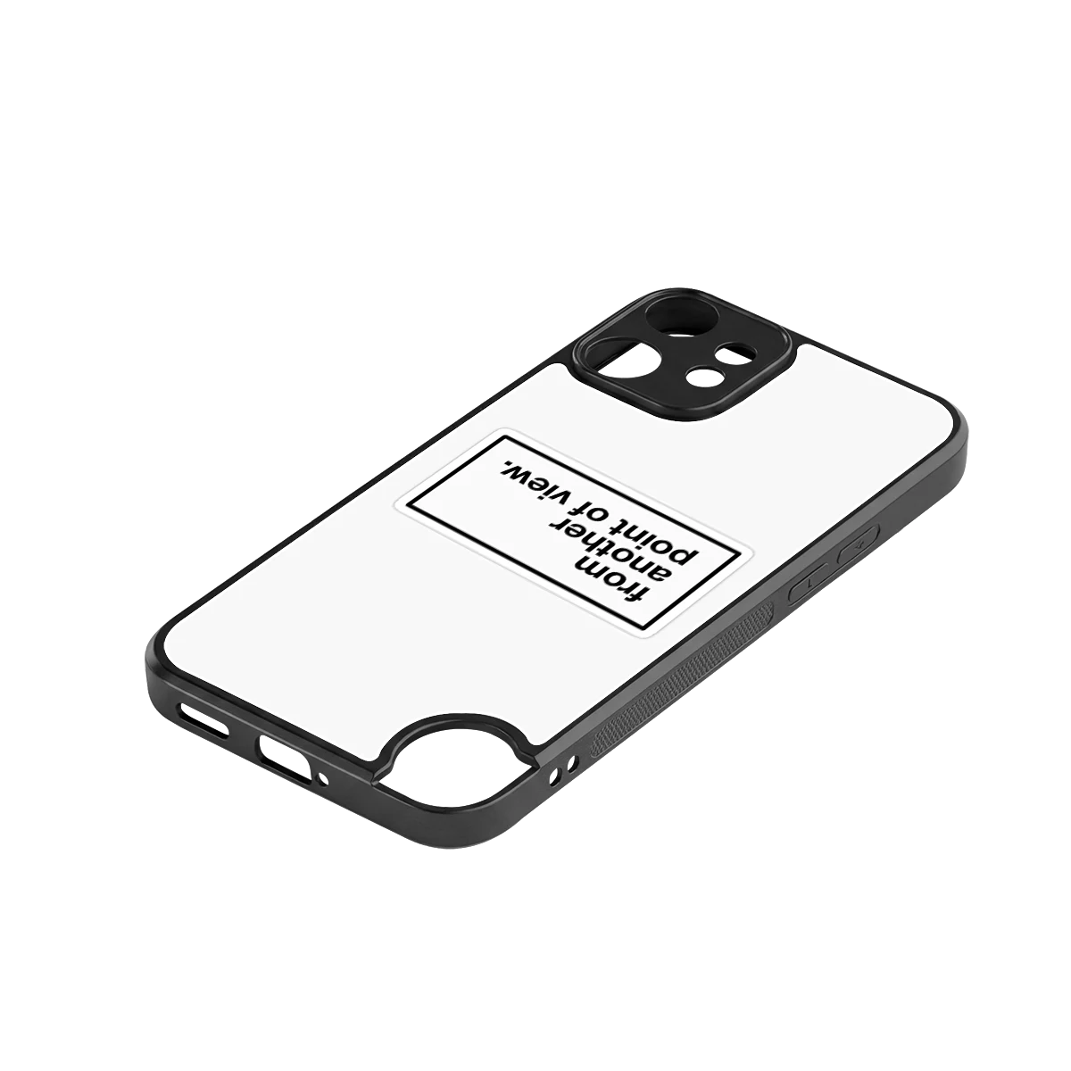 Point Of View White Edition stylish phone case for cmf nothing phone 2 pro | glossy glass and slim fit