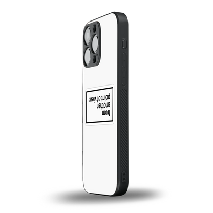 Point Of View White Edition iphone 13 pro max mobile cover | shockproof glass phone case
