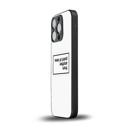 Point Of View White Edition iphone 13 pro mobile cover | shockproof glass phone case