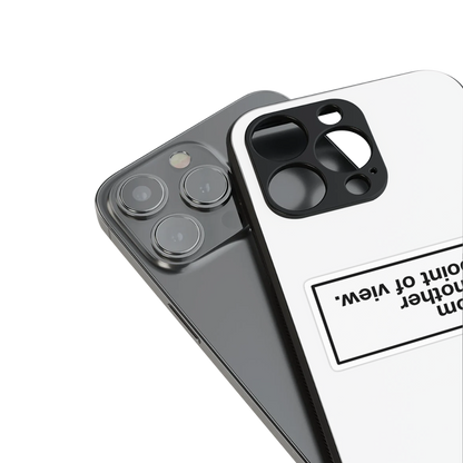 Point Of View White Edition Phone Case for Iphone 16 | Glass Case