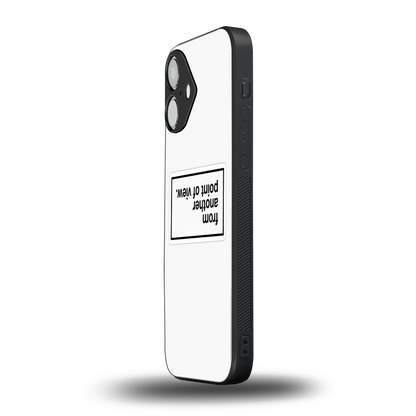 Point Of View White Edition Phone Case for Iphone 16 | Glass Case