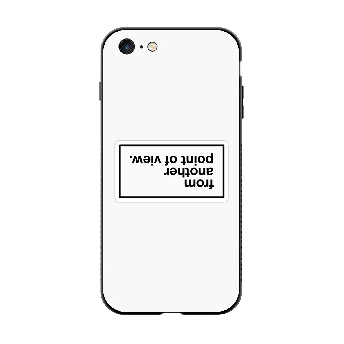 Point Of View White Edition back phone cover | glass case for iphone 6