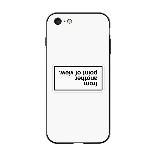 Point Of View White Edition back phone cover | glass case for iphone 6s plus