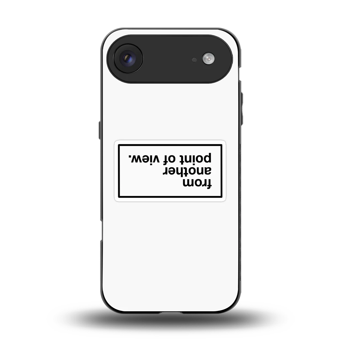 Point Of View White Edition back phone cover | glass case for iphone air