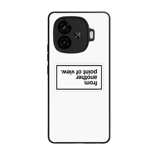 Point Of View White Edition back phone cover | glass case for iqoo neo 10r 5g