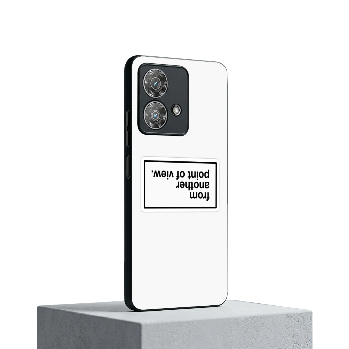 Point Of View White Edition motorola edge 40 neo 5g mobile cover | shockproof glass phone case
