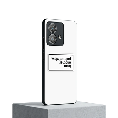Point Of View White Edition motorola edge 40 neo 5g mobile cover | shockproof glass phone case