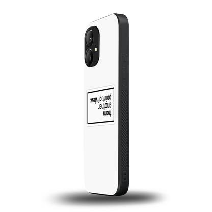 Point Of View White Edition nothing phone 1 mobile cover | shockproof glass phone case