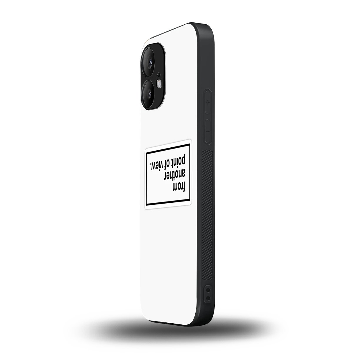 Point Of View White Edition nothing phone 2 mobile cover | shockproof glass phone case