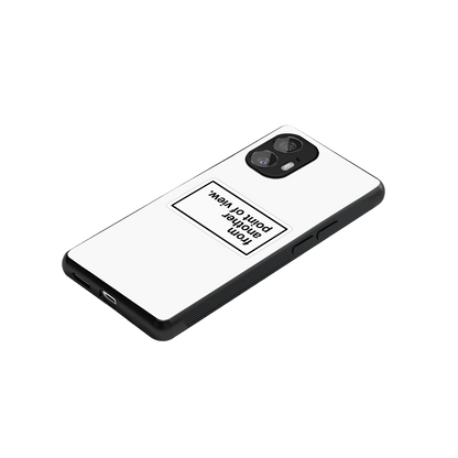 Point Of View White Edition stylish phone case for nothing phone 2 | glossy glass and slim fit