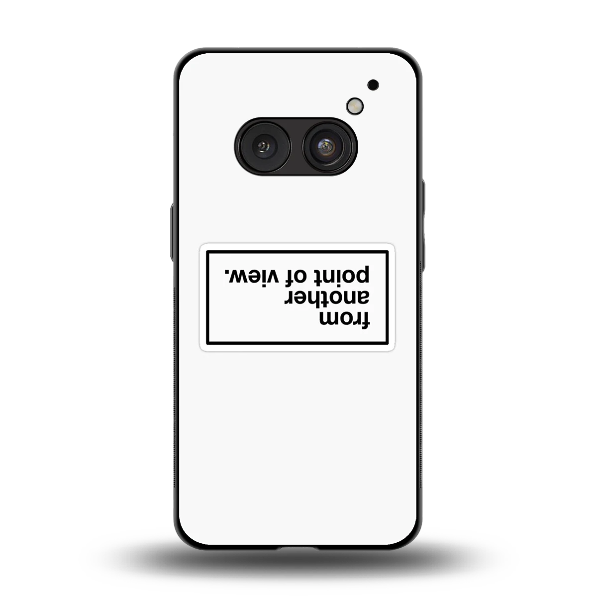 Point Of View White Edition back phone cover | glass case for nothing phone 2a plus
