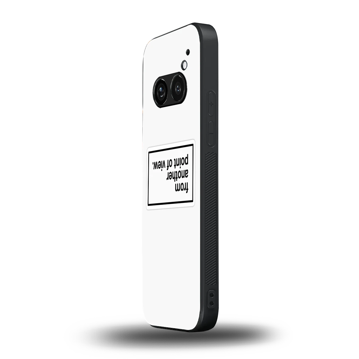 Point Of View White Edition nothing phone 2a mobile cover | shockproof glass phone case