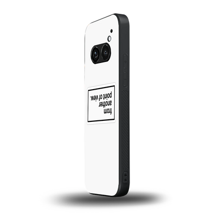 Point Of View White Edition nothing phone 2a mobile cover | shockproof glass phone case