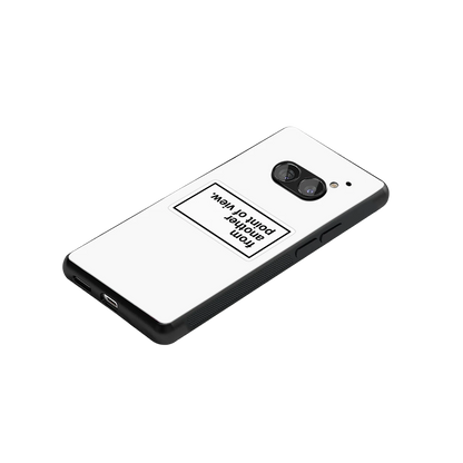 Point Of View White Edition stylish phone case for nothing phone 2a | glossy glass and slim fit