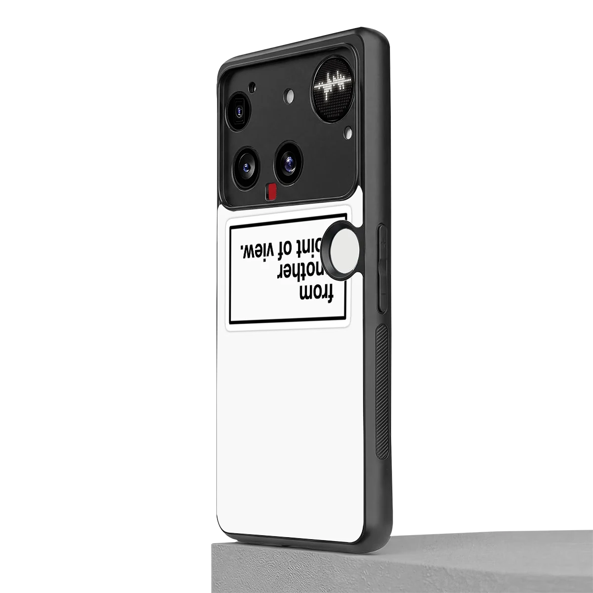 Point Of View White Edition nothing phone 3 mobile cover | shockproof glass phone case